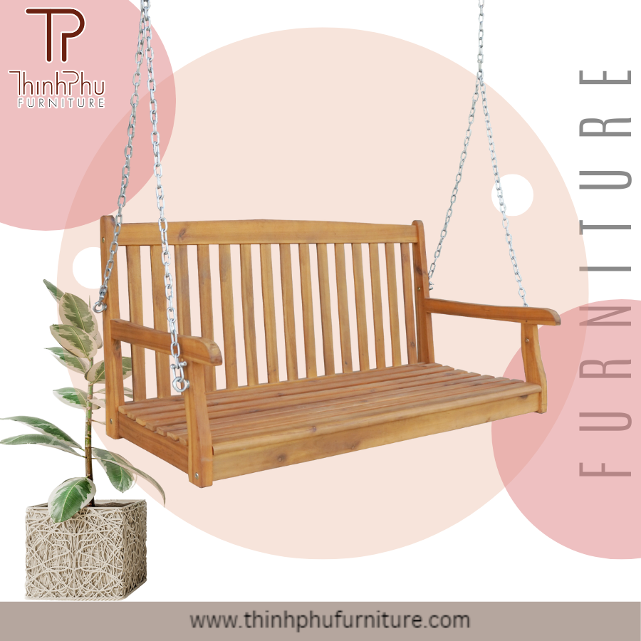 New Design swing Bench wood furniture- outdoor Furniture - Garden Furniture Vietnam Manufacturer