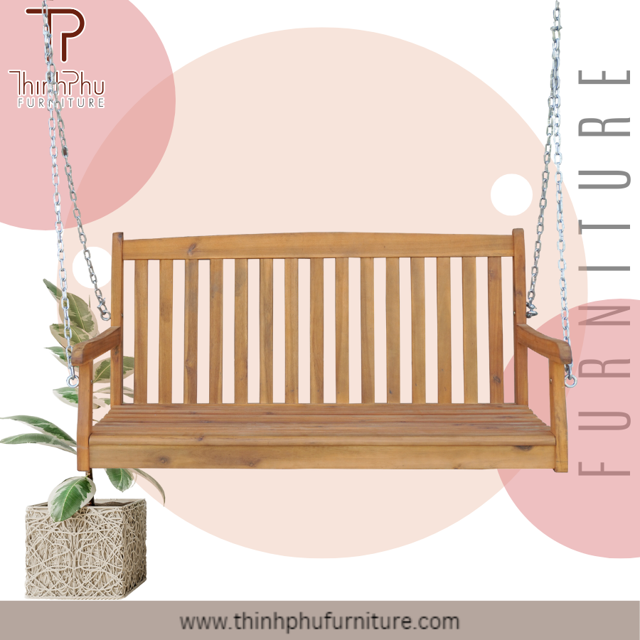 New Design swing Bench wood furniture- outdoor Furniture - Garden Furniture Vietnam Manufacturer