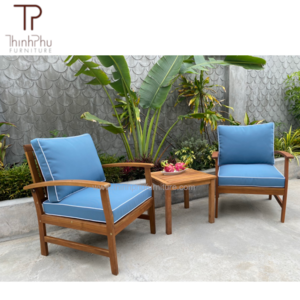 New Arrival Promotional Wood Garden Furniture Sofa Set- Vietnam Furniture