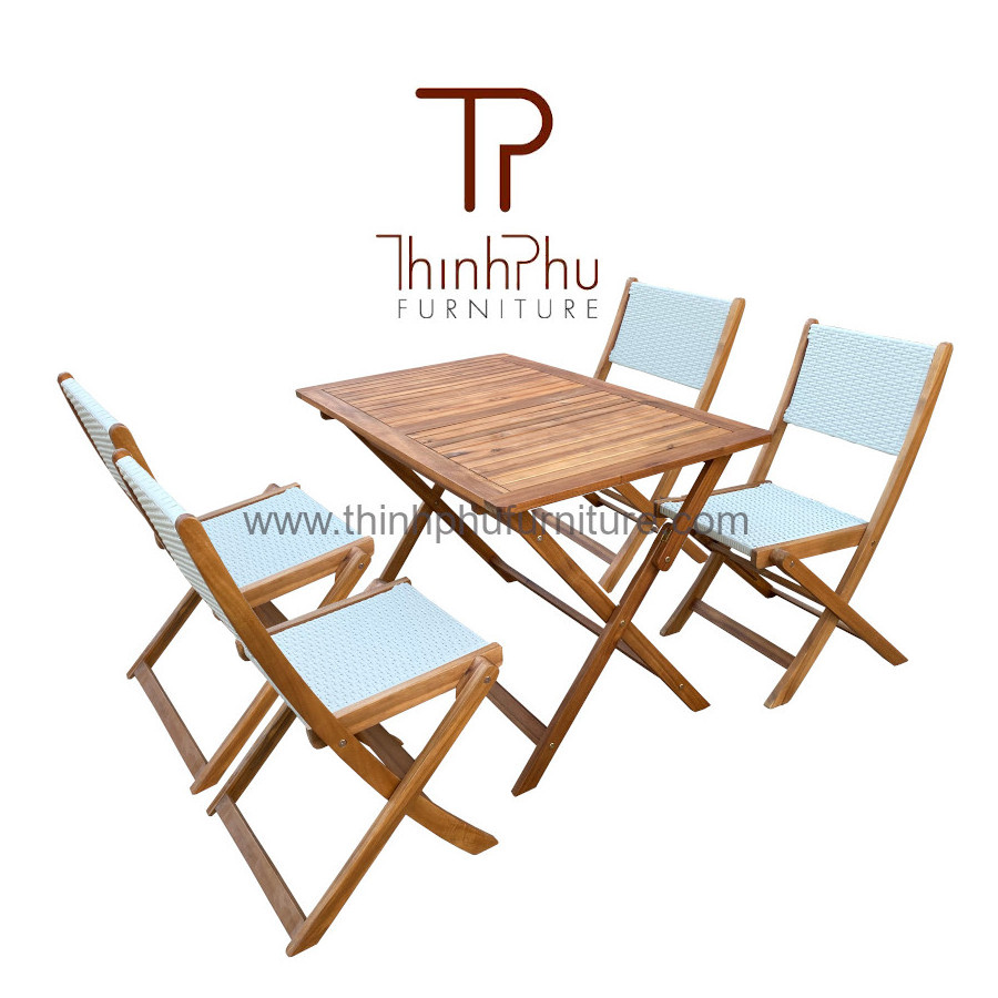 Wicker Rattan Dining Set - Patio Furniture - Modern Outdoor Furniture