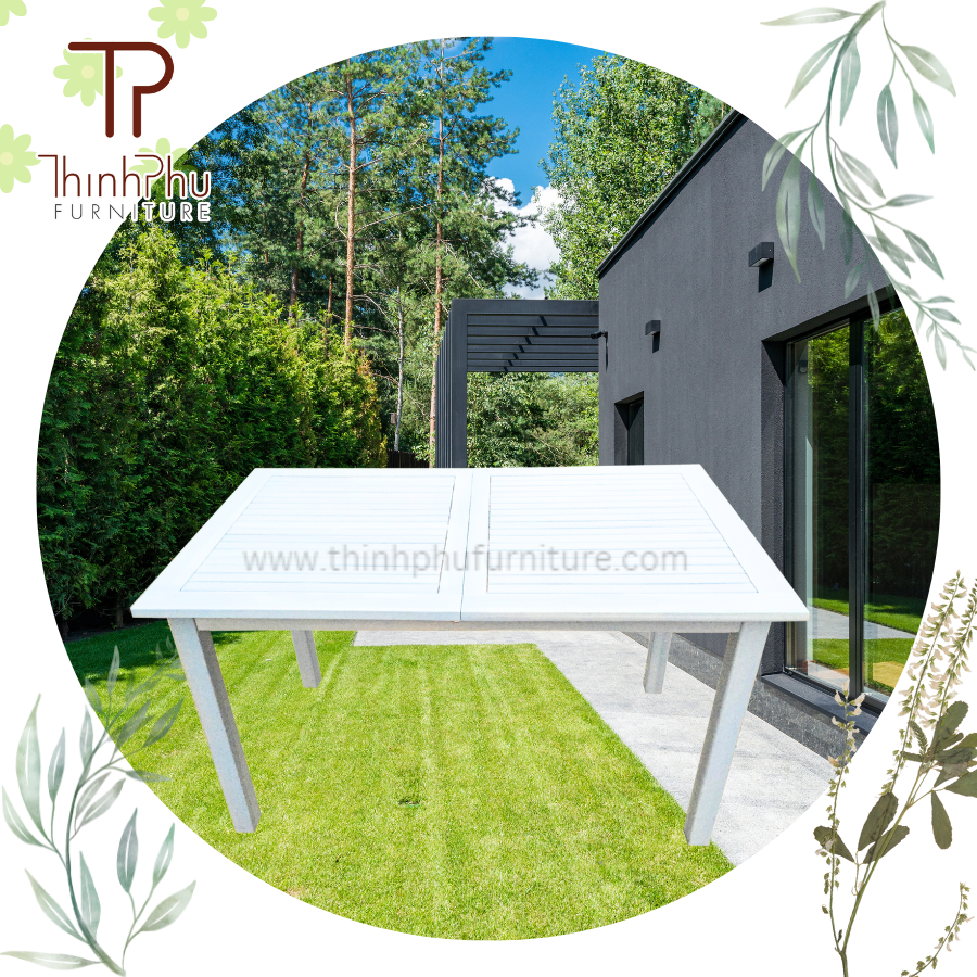 Small space-saving wood outdoor furniture - Garden furniture Table extension Vietnam Furniture