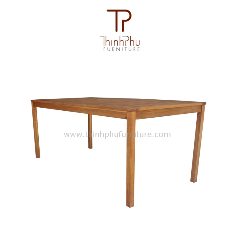 Modern High Quality Acacia Wood Patio Dining Set Vietnam Factory