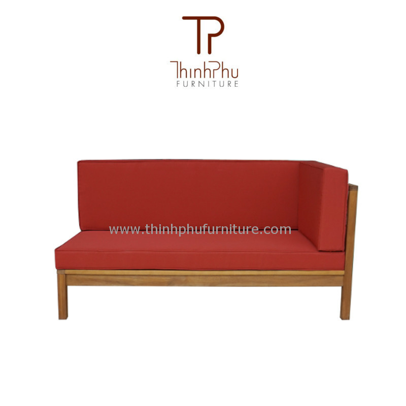 High Quality Deep Seating Corner Sofa Set - Luxury Wood Outdoor Furniture Setting - Vietnam Furniture