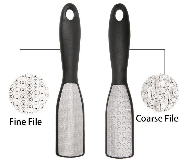 Colossal Pedicure Rasp Foot File Professional Foot Care Double Sided Stainless Steel Foot Scraper Removes Hard Skin Tool