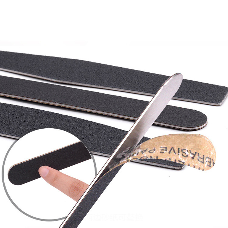 Wholesale Metal Nail File Stainless Steel Handle Metal Nail File With Replaceable Sandpaper