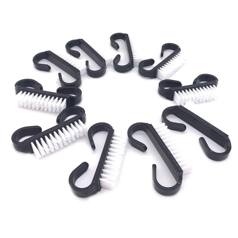 Nail Salon Plastic Manicure Pedicure Brush Set Nail Dust Brush Cleaner  Nail Brush For Cleaning