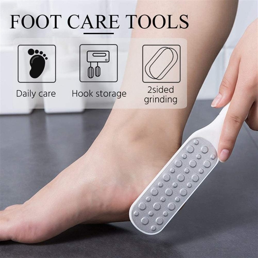 Double Sided Foot File Callus Remover Stainless Steel Pedicure Foot Rasp Scraper Foot Care Tool