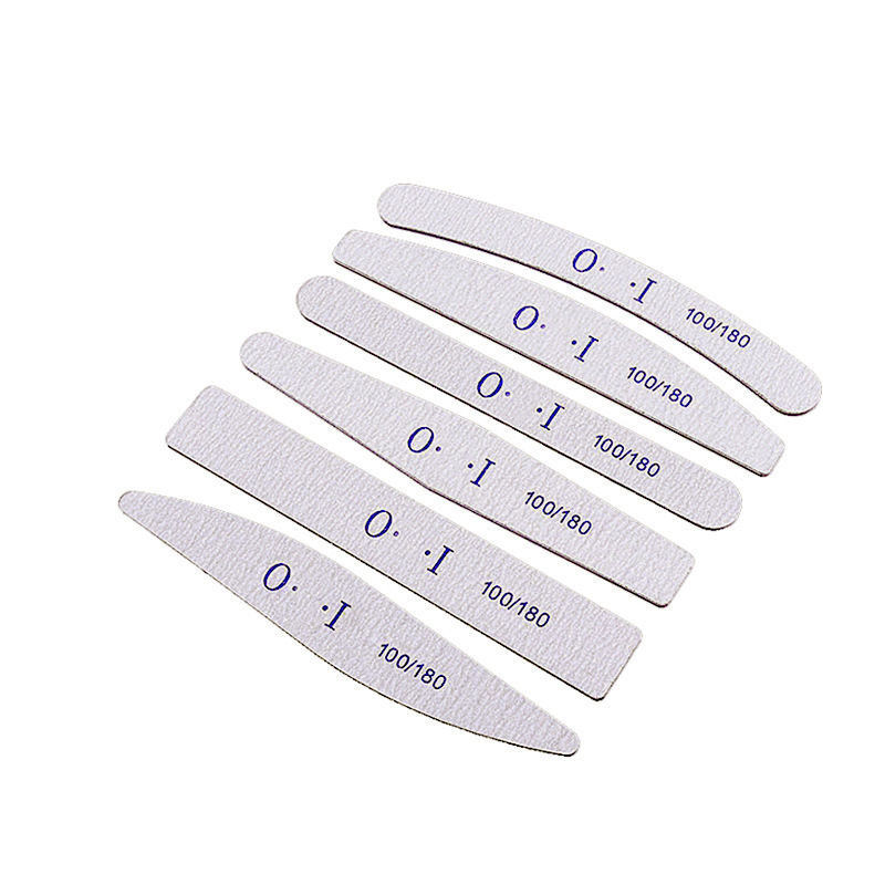 100/180 Grits Nail Files and Buffers Professional Double Sided Emery Boards Manicure Tool