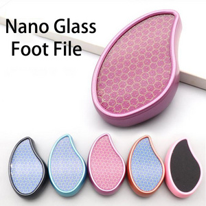 Nano Glass Foot rasp Grinder Dead Skin Removing Callus Remover Foot File Heel Scraping Pedicure Pumice Stone