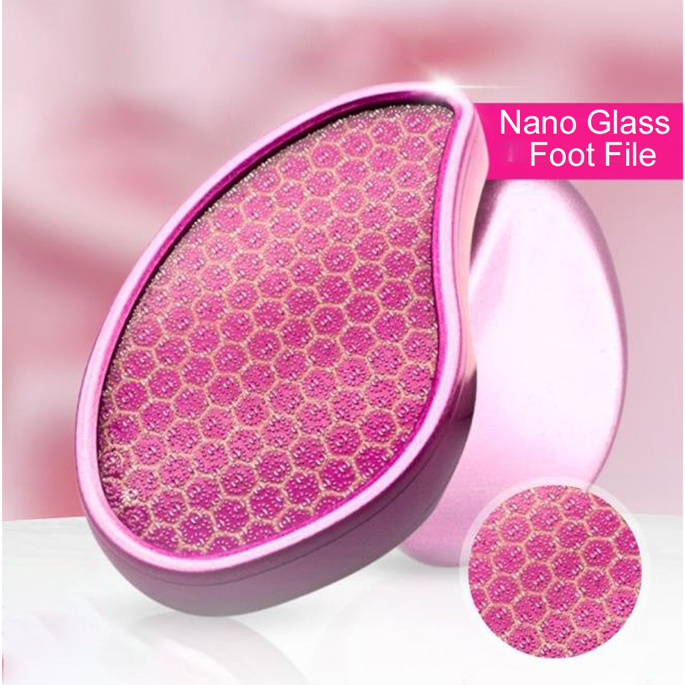 Nano Glass Foot File Scraper Hard Skin Callus Remover Used on Salon Both Wet & Dry Pedicure Tool for Foot Care