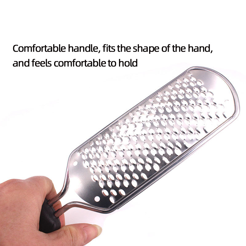 Large Foot Rasp Scrubber Grater Dry Dead Skin Callus Remover Scraper Pedicure Foot File Black Color