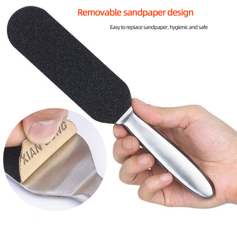 Factory Wholesale Stainless Steel Double-Sided Foot File Callus Remover Foot Rasp Foot Care Tools