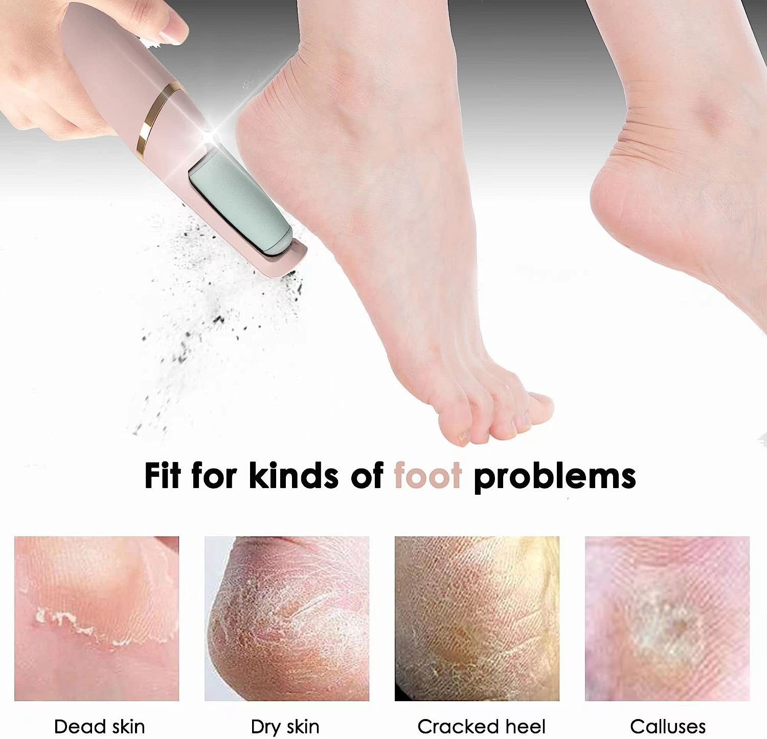 Electric Foot File Scraper Callus Remover Feet Matte Pedicure Tools Foot Rasp Removal Dead Skin Remover Foot Care Tool