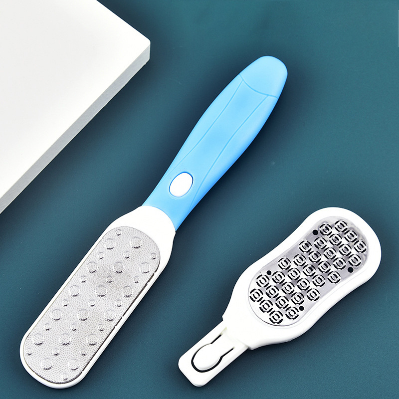 5-In-1 Detachable Stainless Steel Foot Rasp Pedicure File Scrubber Foot Shaver Callus Remover