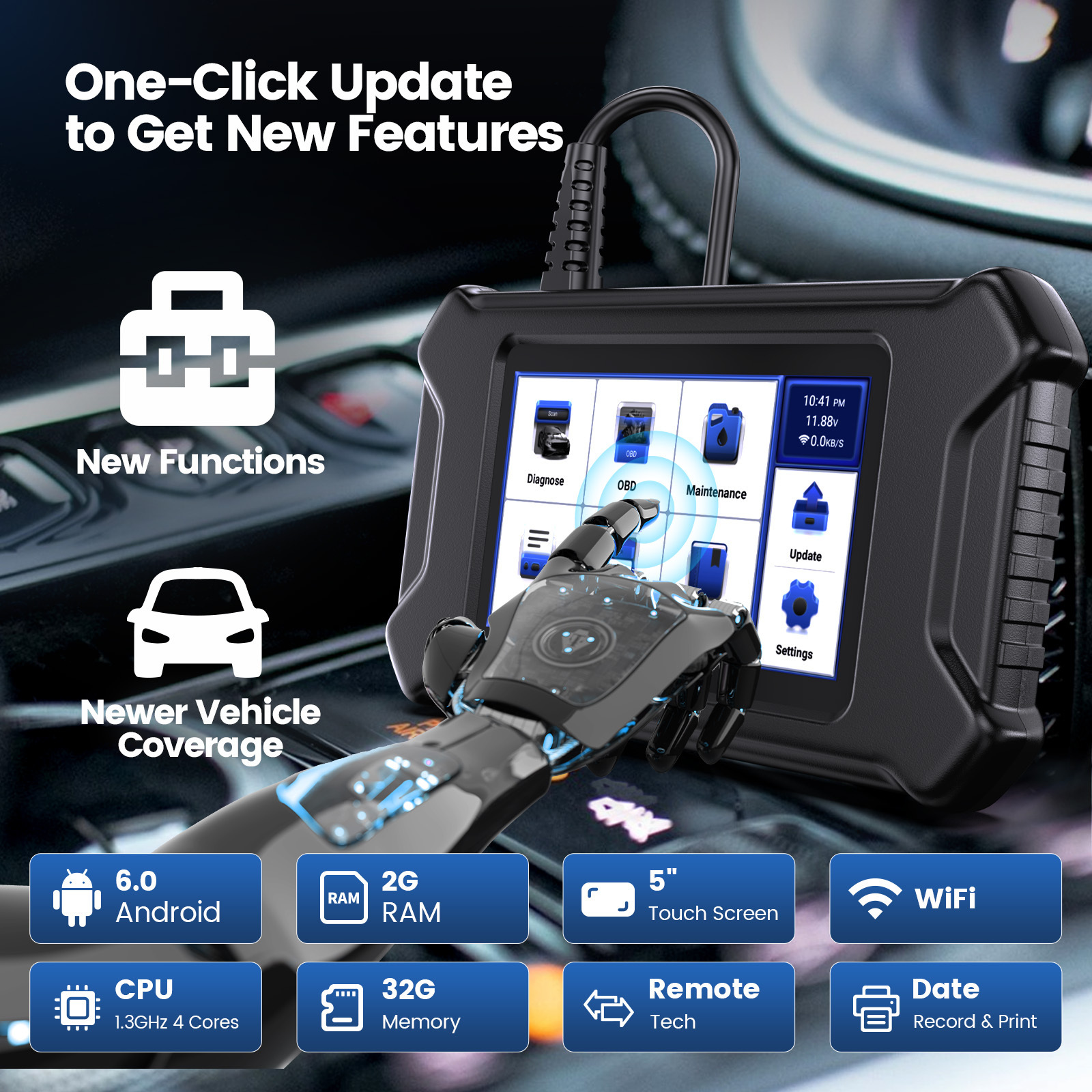 thinkcar Car Diagnostic Tools Obd2 Scanner 28 Maintenance Reset Services ECM full systems For All Obd 2 Auto Diagnosis Tools