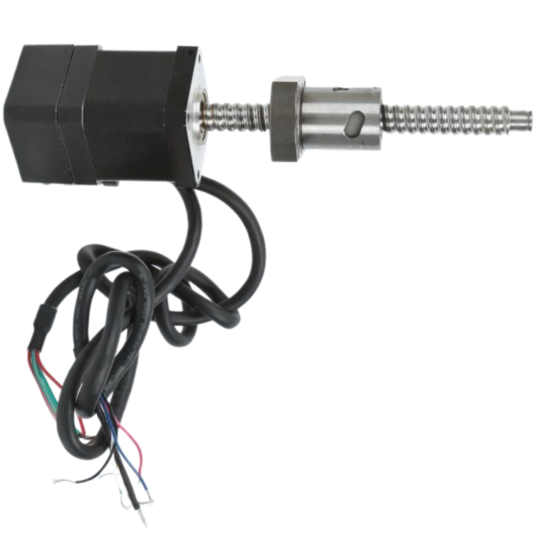 Integrated Closed Loop NEMA 17 Stepping Motor Linear Integrated Motorized Ball Screw 1204 Actuator Lifting Stepper Motor