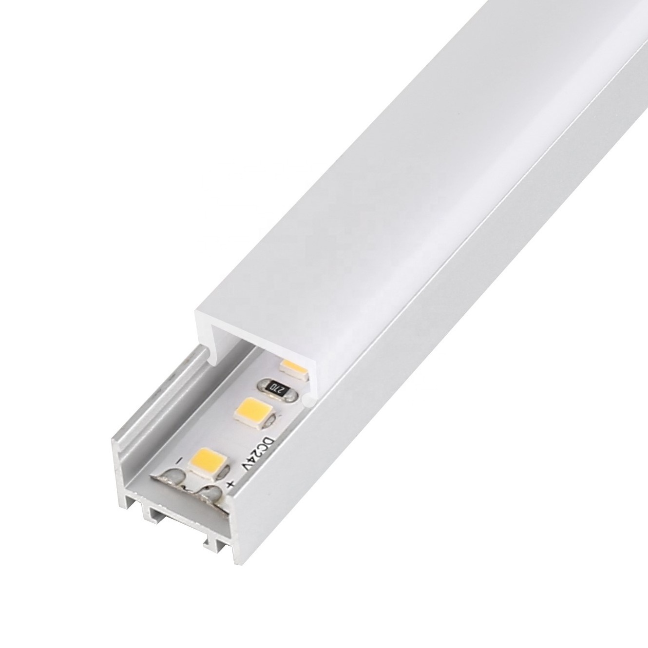 Led Aluminium Profiles Extrusion Line Light Led Linear Strip For Shelf  Wardrobe Cabinet with Magnet Display Aluminum Profile