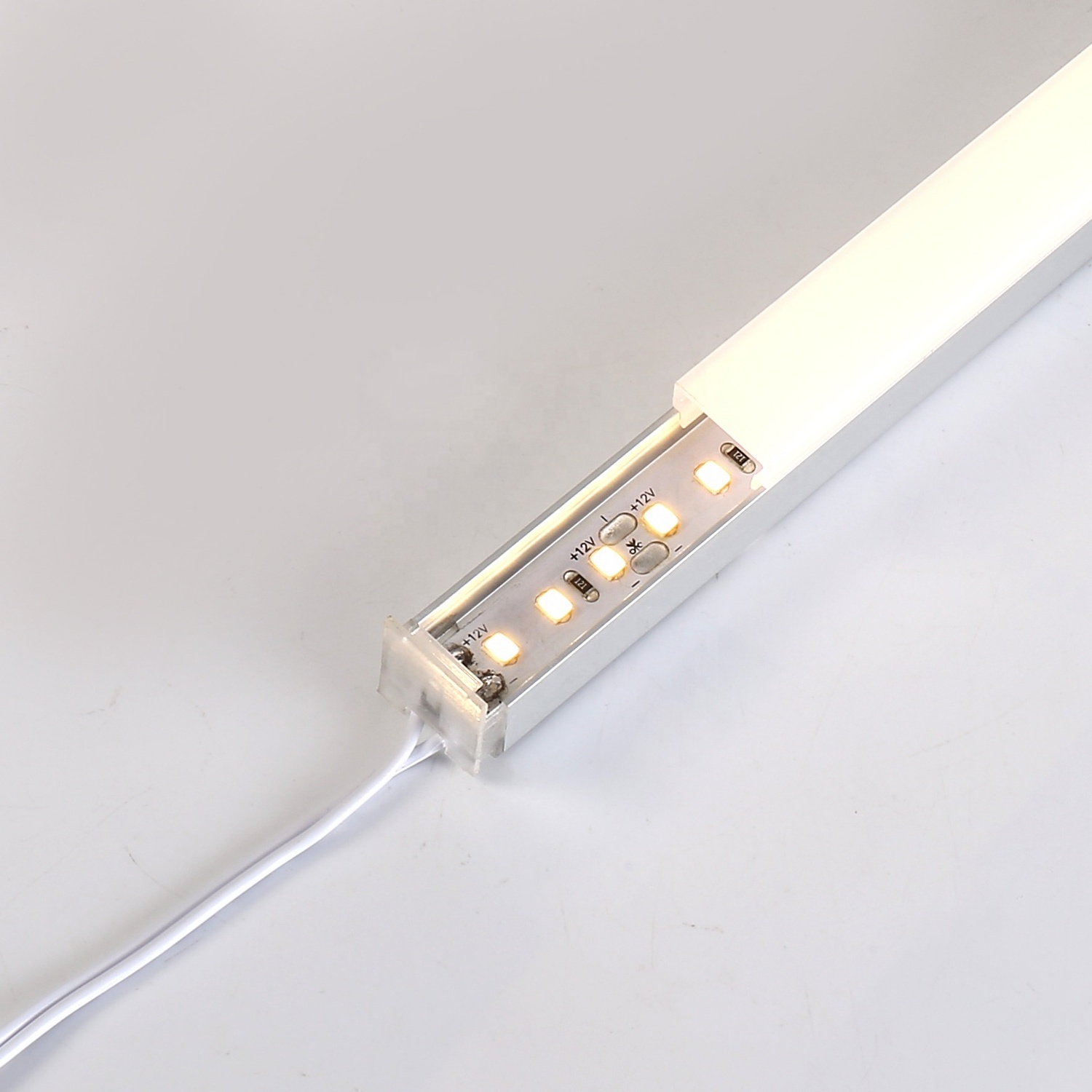 Led Aluminium Profiles Extrusion Line Light Led Linear Strip For Shelf  Wardrobe Cabinet with Magnet Display Aluminum Profile