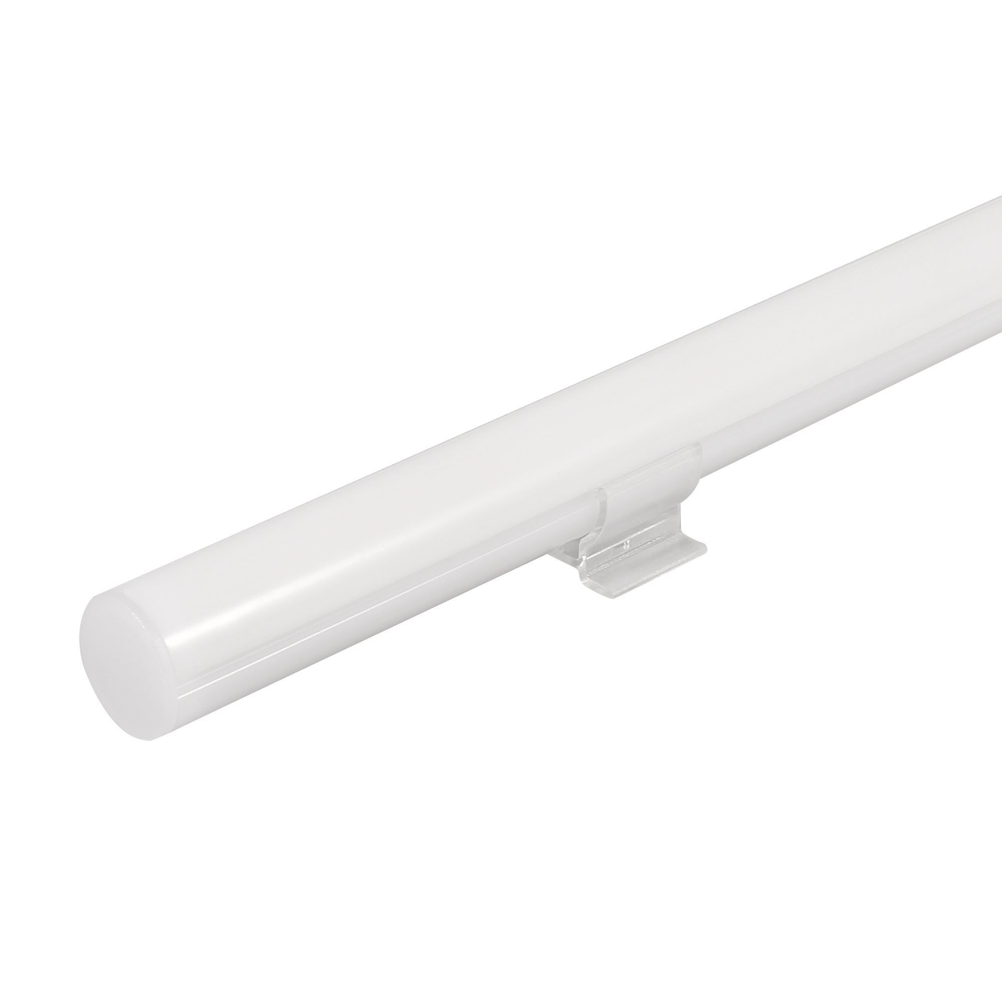 360 Degrees Beam Angle Aluminium Profiles LED Aluminum Profile With Round Shape Tube Diffuser for Led linear Light