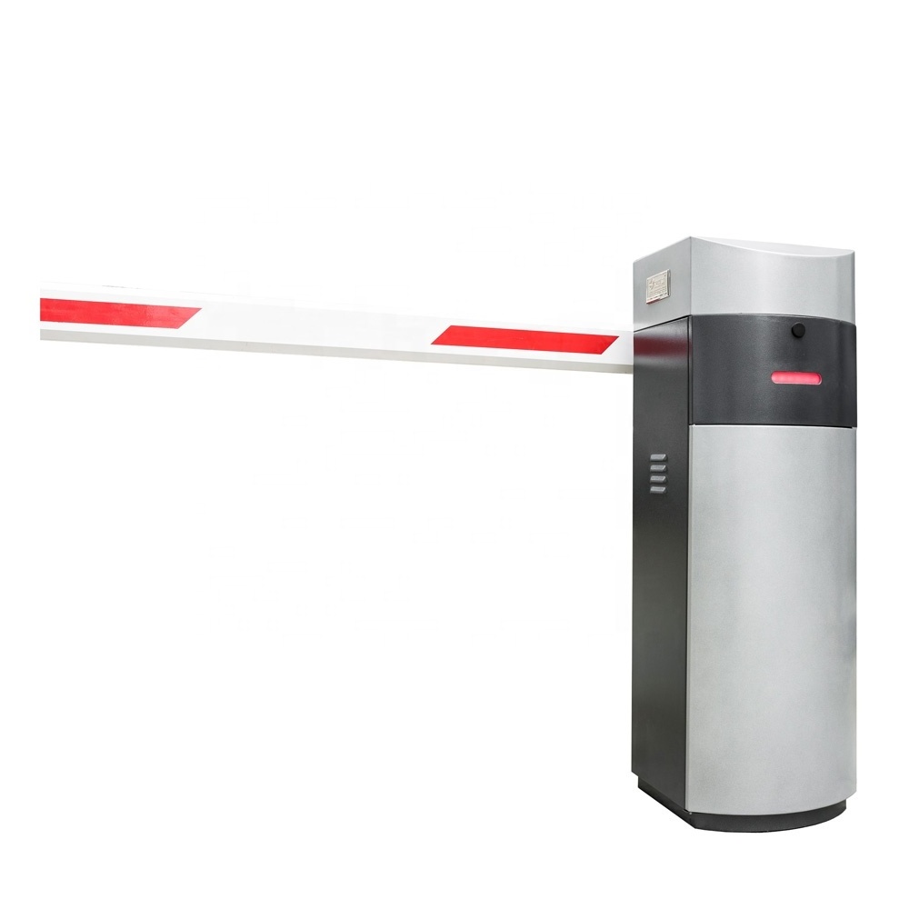 car parking automatic rfid electronic security aluminum arm barrier gate with LED light