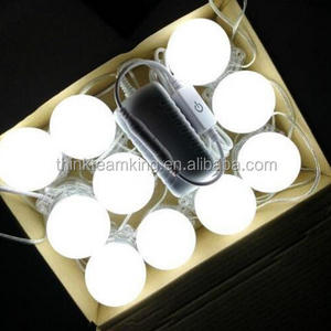 Hollywood Style 10 pack LED Lights Kit forVanity Mirror with Dimmable Light Bulbs