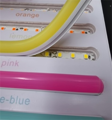 customized flex neon strip lights separation neon strip with S-shape led neon light