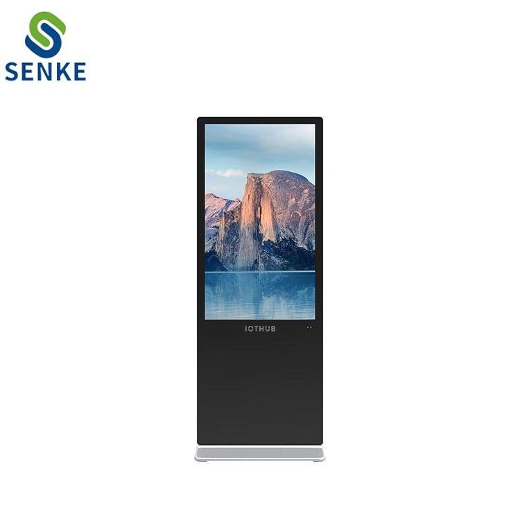 Solar Digital Led Signage Power Advertising Display Outdoor Square Screens For Stand Lcd Screen Rotary Tybe