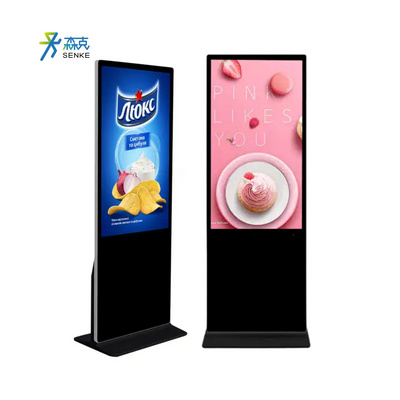 Senke 43 49 55 65 Inch Vertical Touch Kiosk Totem LCD Digital Signage Display Advertising Screens Advertising Totem