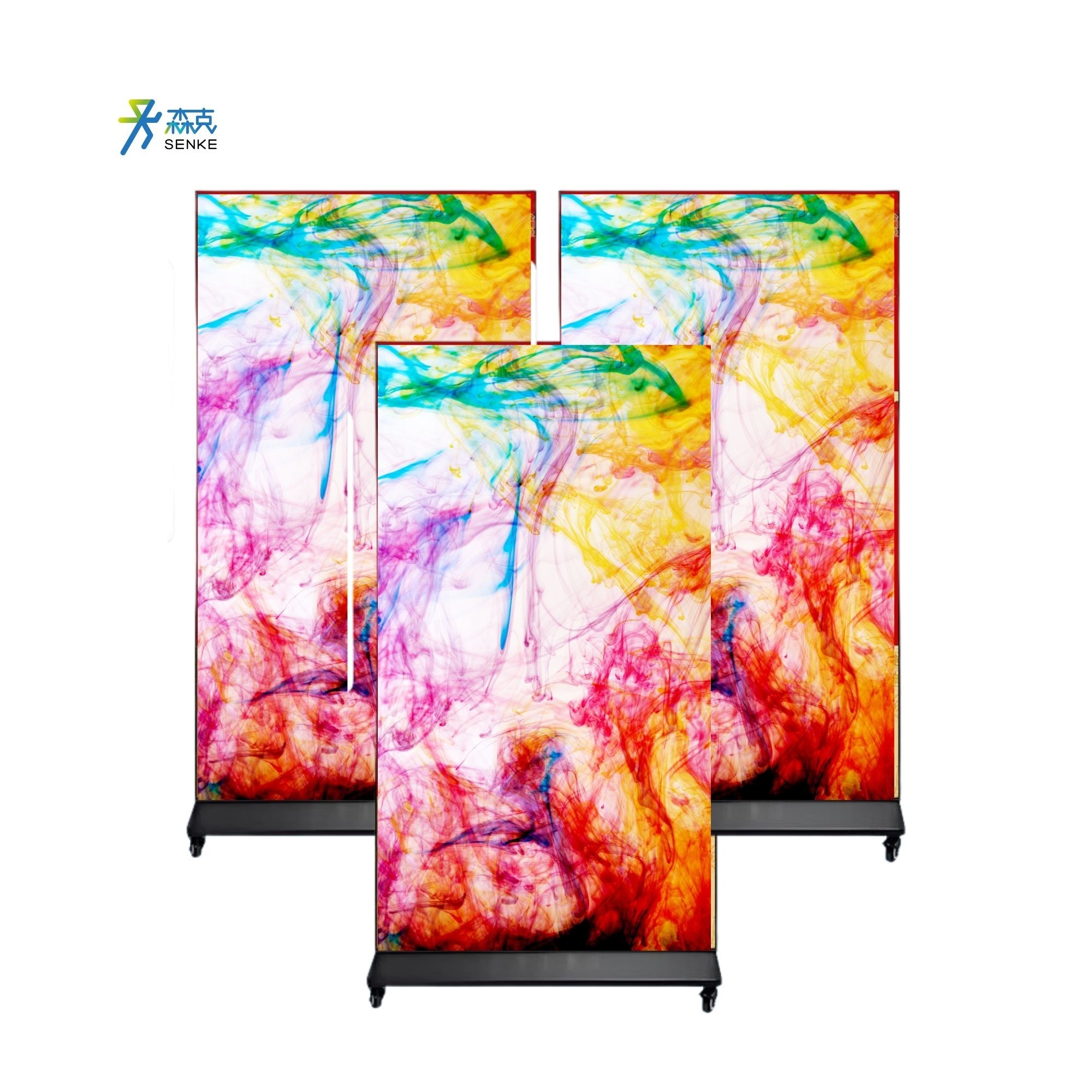 Senke Wifi 4G 75 86 98 Inch LCD Digital Marketing Advertising Display Floor Standing Displays Digital