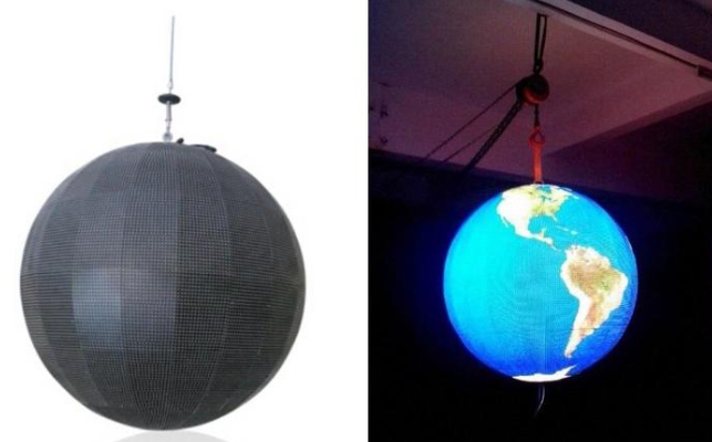 in door out door p6 Full Color ball led display Led Video wall  Sphere/Sphere Display screen full color sphere ball led display