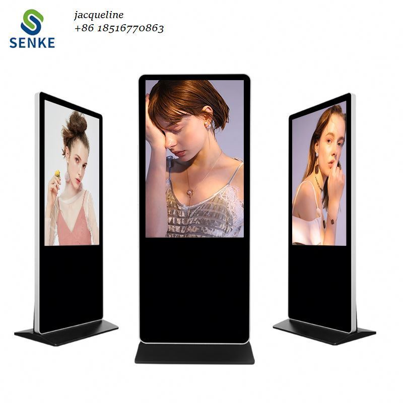 Solar Digital Led Signage Power Advertising Display Outdoor Square Screens For Stand Lcd Screen Rotary Tybe