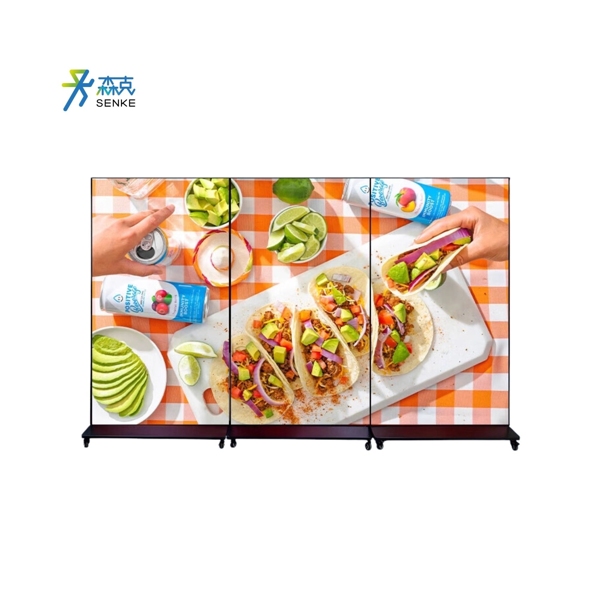 Senke Wifi 4G 75 86 98 Inch LCD Digital Marketing Advertising Display Floor Standing Displays Digital