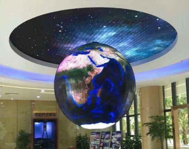 in door out door p6 Full Color ball led display Led Video wall  Sphere/Sphere Display screen full color sphere ball led display