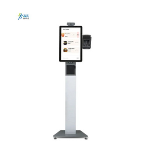 15.6 21.5 Inch Full HD LCD Screen Multitouch Self Service Ordering Kiosk Machine Self Service Ordering Kiosk