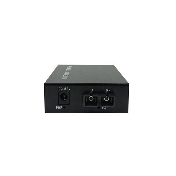 4-Port 10/100M Ethernet PoE Media Converter with 1SC Fiber Optical Transceiver