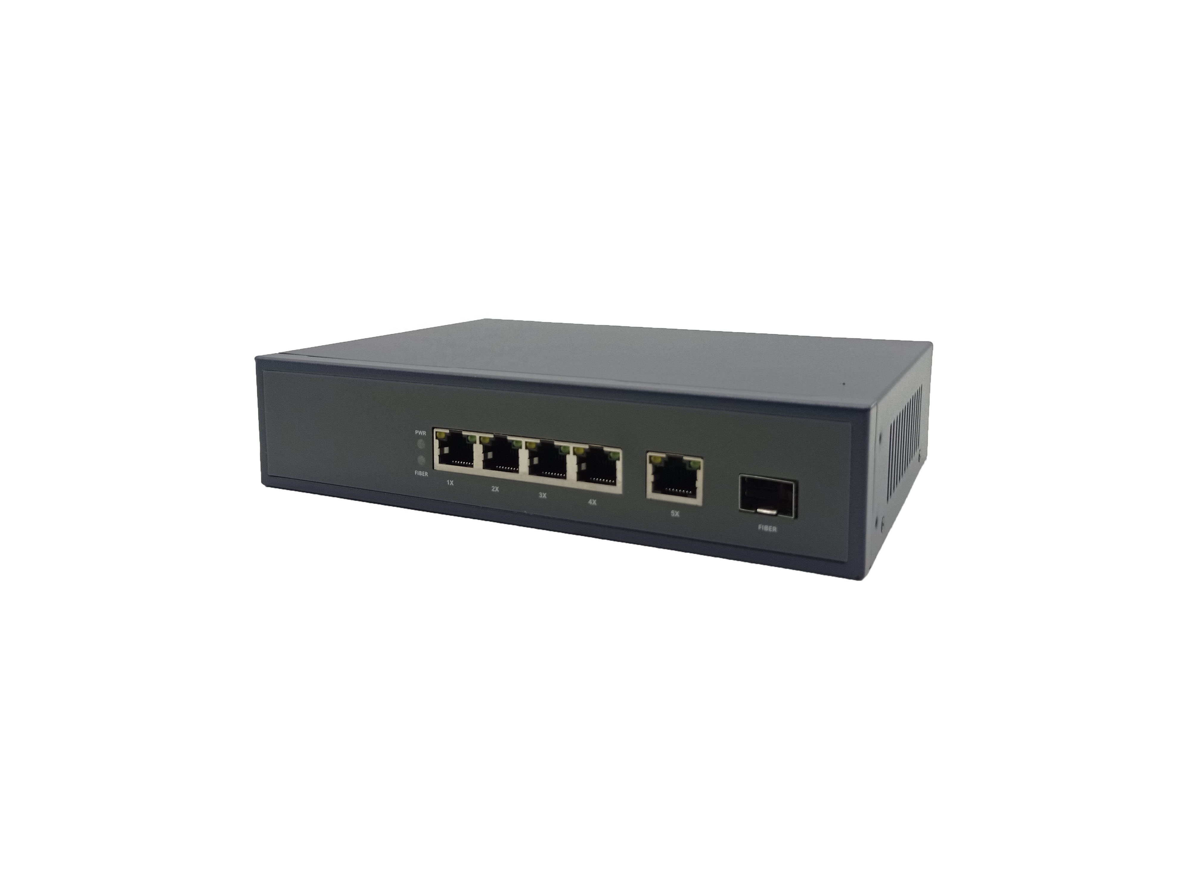 Hot-sell 4 port  CCTV IP network poe switch with 1x 1000M RJ45 and 1SFP gigabit for CCTV IP Camera