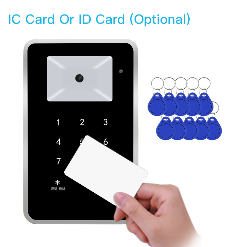 Qr code reader access control 13.56Mhz IC card reader RS232 RS485 Wiegand 26 34 Web based TCP IP RFID Keypad access control