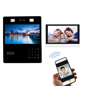 13.3 inch biometric multi apartment door entry system 4G GSM  video intercom