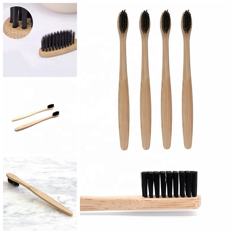 Hot Sale Bamboo Toothbrush&Bamboo Toothpaste and Activated Charcoal Teeth Whitening Powder Kit teeth polishing kit