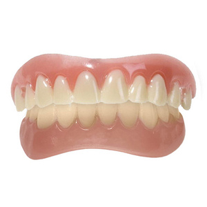 Instant Smile Comfort Fit Flex Cosmetic Artificial Teeth, Bright White Shade, Comfortable Upper Veneer Upper & Lower