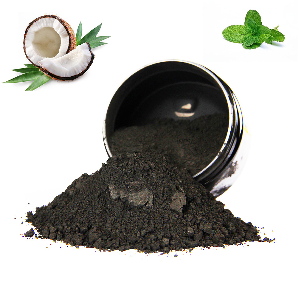 Organic Activated Charcoal Teeth Whitening Powder 100% Natural Coconut Shell Charcoal Low MOQ OEM Acceptable