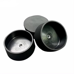 High wear resistance silicone rubber bumper cover bonded metal washer with rubber EPDM furniture chair rubber bumper feet caps