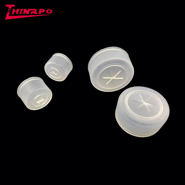 OEM silicone model valve food grade cross slit silicone valve one-way sealing silicone valves for medical usage