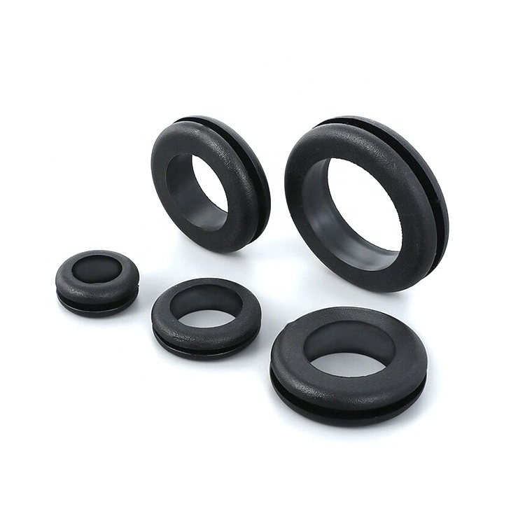 Oval protective coil double-sided dust-proof protective rubber grommet, 10mm cable rubber grommet, automotive rubber grommets