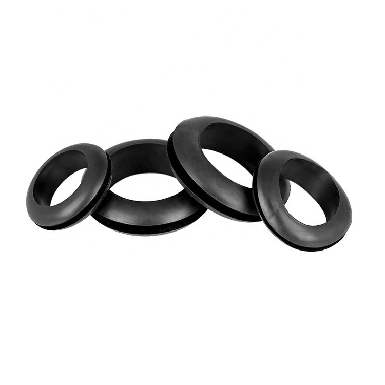 Oval protective coil double-sided dust-proof protective rubber grommet, 10mm cable rubber grommet, automotive rubber grommets