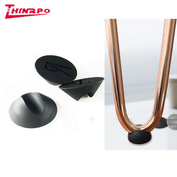 Furniture Parts abrasion resistant rubber feet for ladders, anti-skidding rubber feet for chair