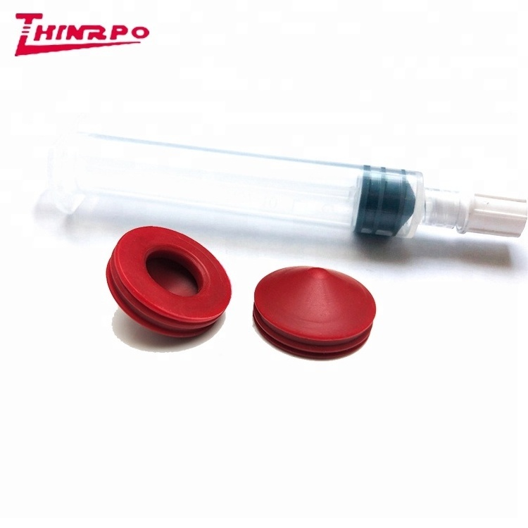 Custom Molded Silicone Syringe Piston Silicone rubber Syringe Gasket