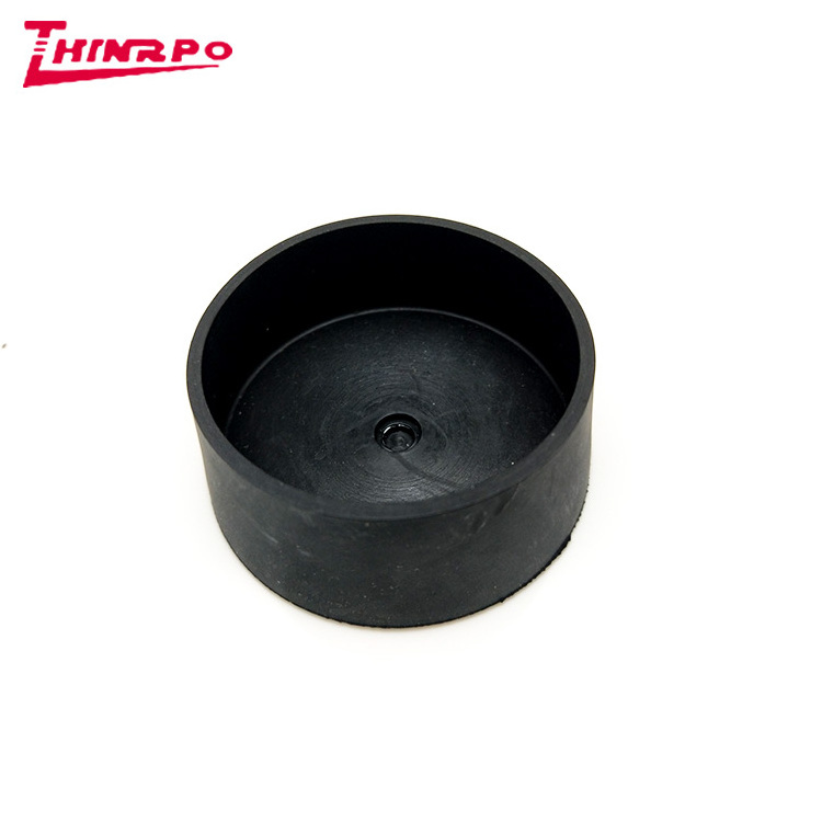 High wear resistance silicone rubber bumper cover bonded metal washer with rubber EPDM furniture chair rubber bumper feet caps