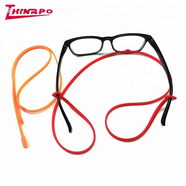 Eyewear silicone Cord Reading glass neck strap rubber tube sunglass strap glasses