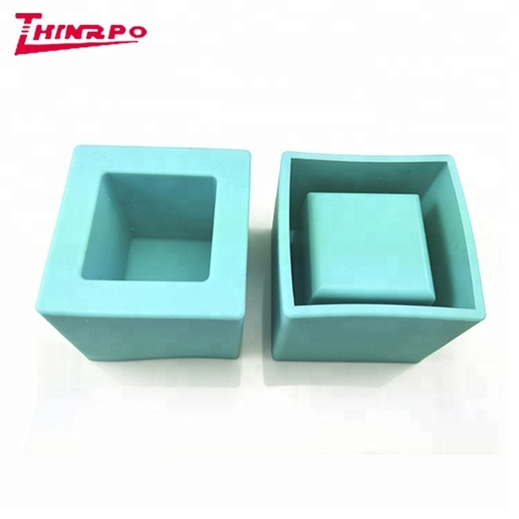 Customized durable Silicone flower pot compression molds flower pot concrete planter mold